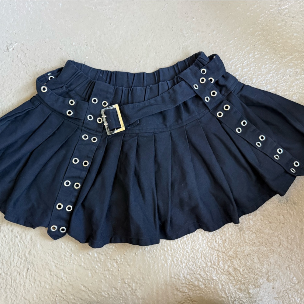 ACDC RAG Women's Black Pleated Mini Skirt Japan